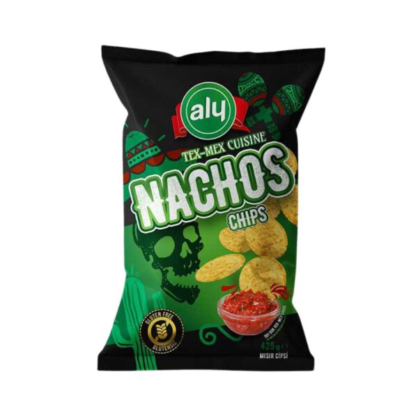 Aly Nachos Glutensiz Mısır Cipsi 425 Gr