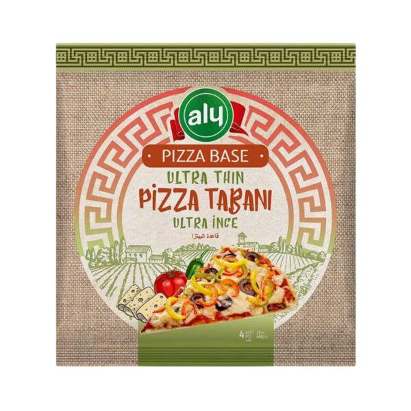 Aly Pizza Tabanı Ultra İnce 27 Cm 4'lü 440 Gr